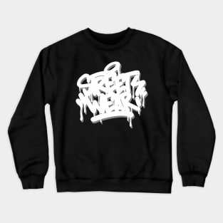 Street Wear Graffiti Design Crewneck Sweatshirt